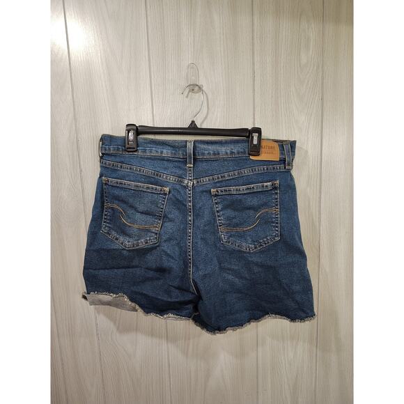 Signature Levi Strauss Heritage High Rise Shorts Size 14 Cutoff Short Shorts - Picture 2 of 8